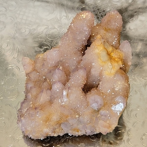 Spirit Amethyst Crystal Cluster with Citrine inclusions - South African Materials - Large Ametrine