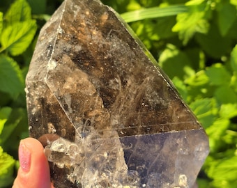 High Altitude Smoky Quartz Crystal Point - Natural Terminated Smokey  Crystal - Grounding Creativity Abundance