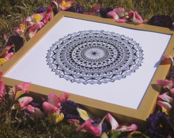 Mandala clásico Lámina artística