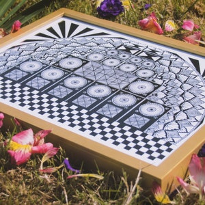 Mandala Sound System Art print