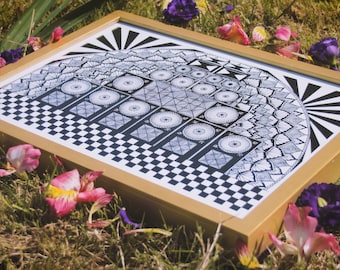 Sistema de sonido Mandala Lámina artística