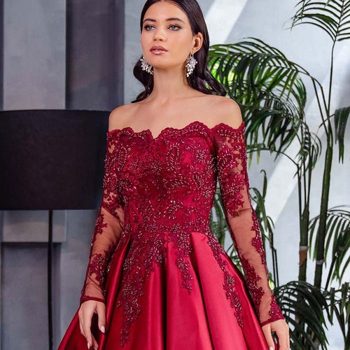 Red Dress Alternative Wedding Dress 