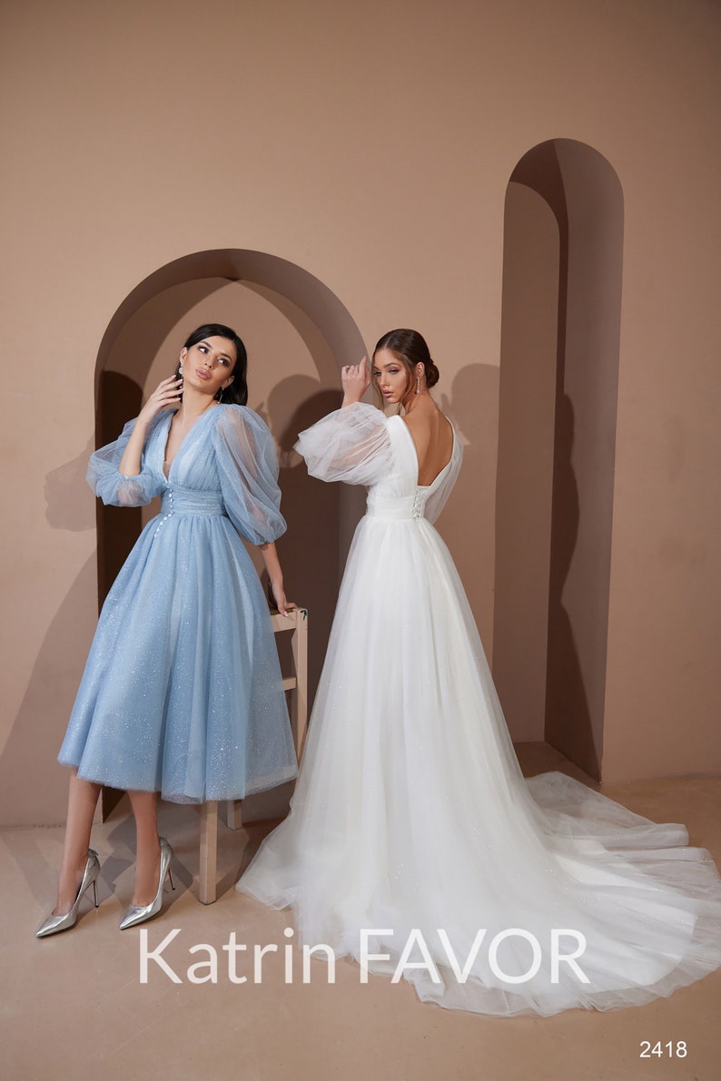 reception look in gown