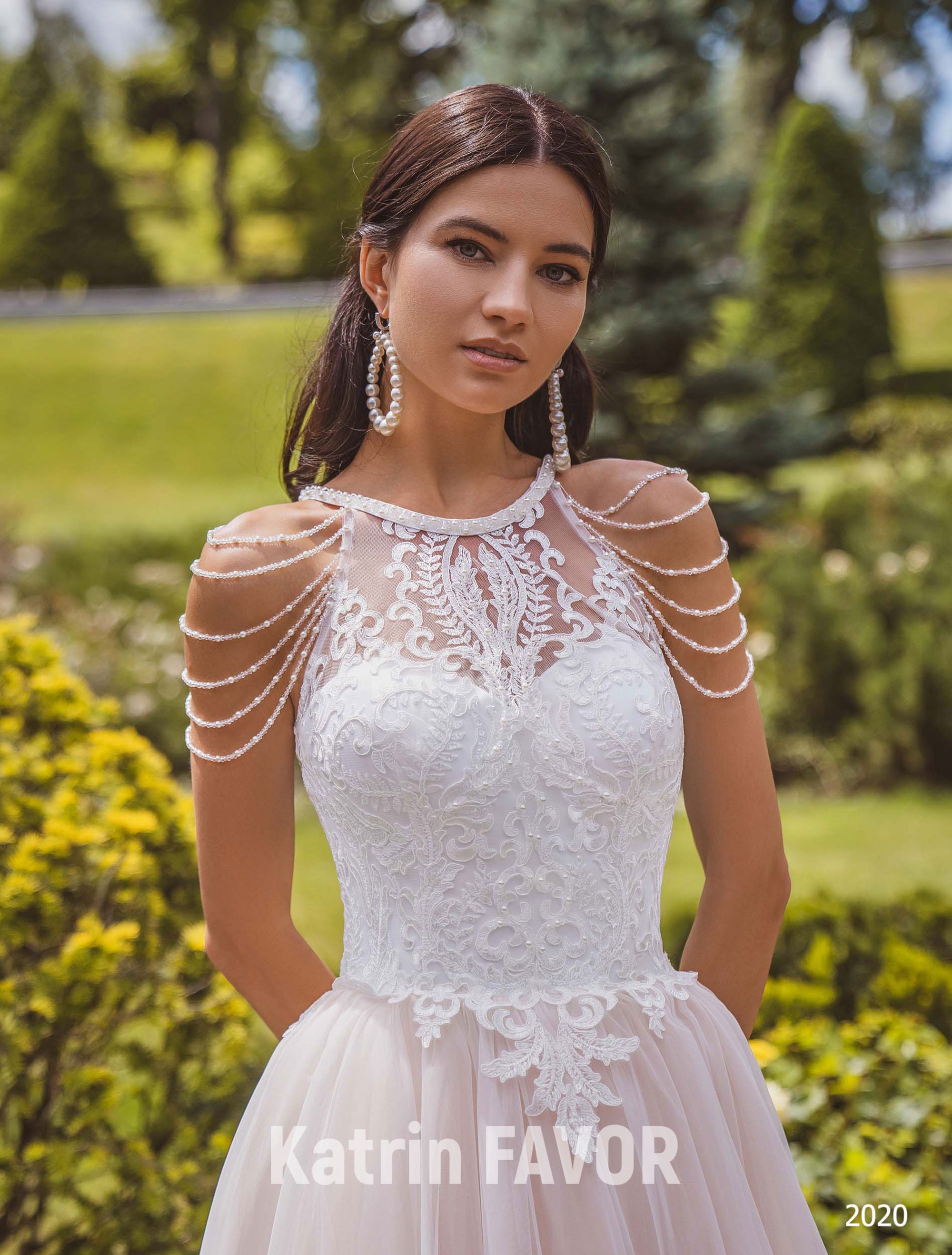 Fairy Blush Wedding Dress Unique Beaded 