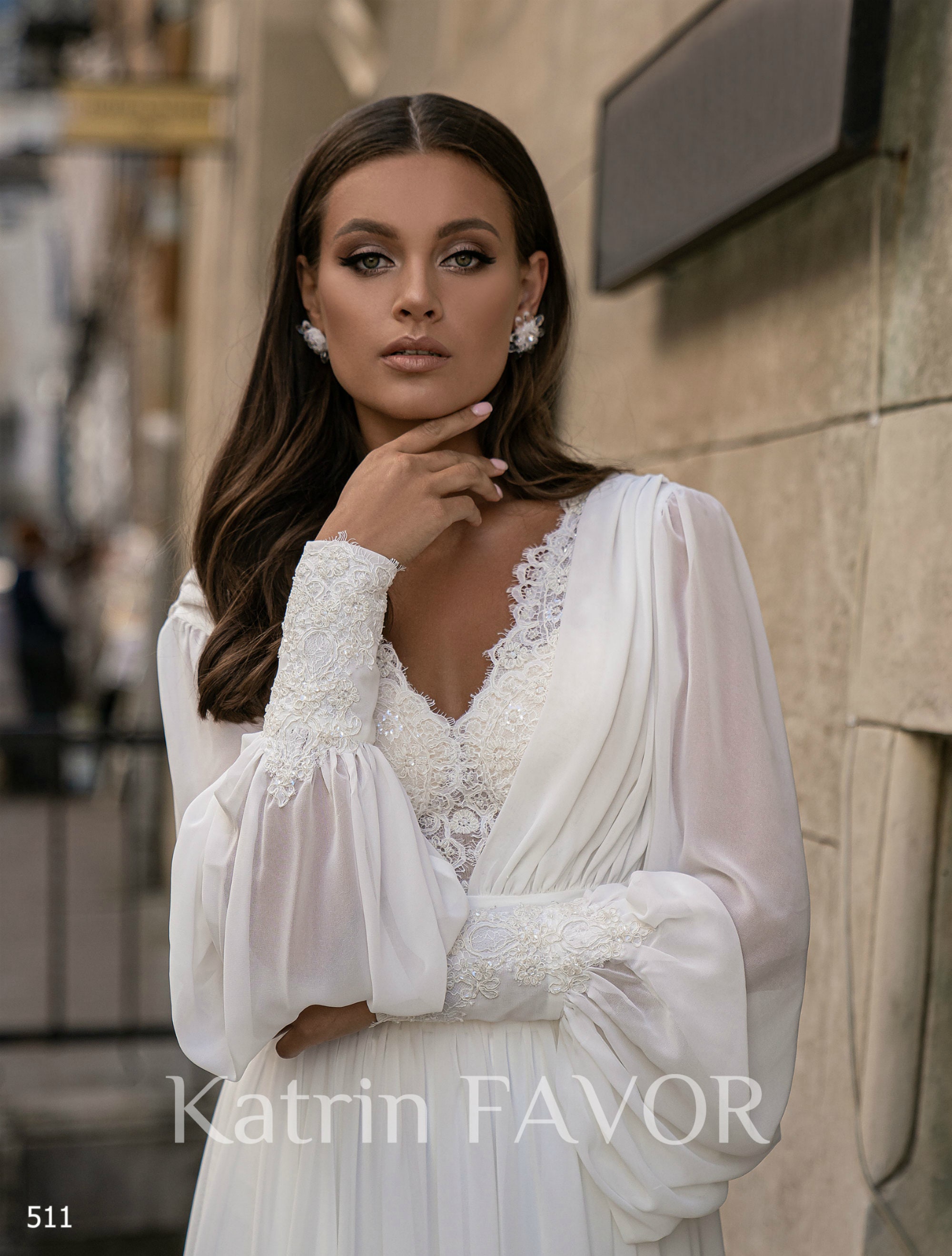 chiffon gowns 2020