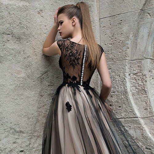 Black Alternative Wedding Dress Black 
