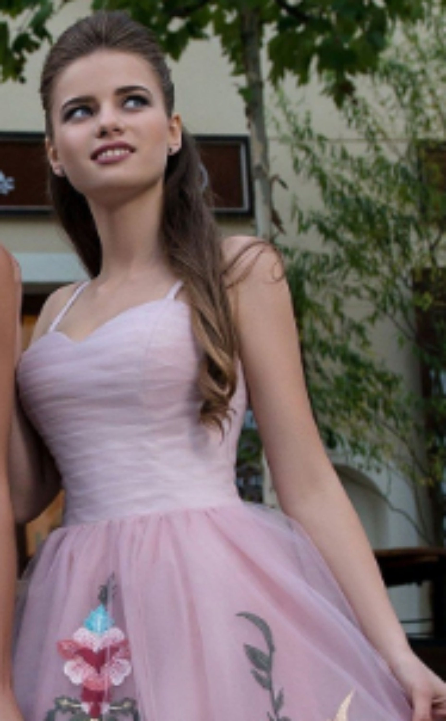 Tulle cocktail dress Midi dress formal Corset prom dress Flowy