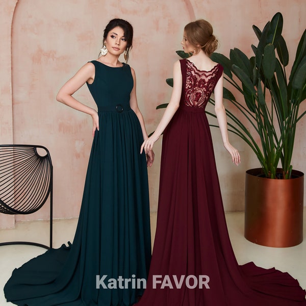 Forest Green Mother of the Bride Dress Etsy