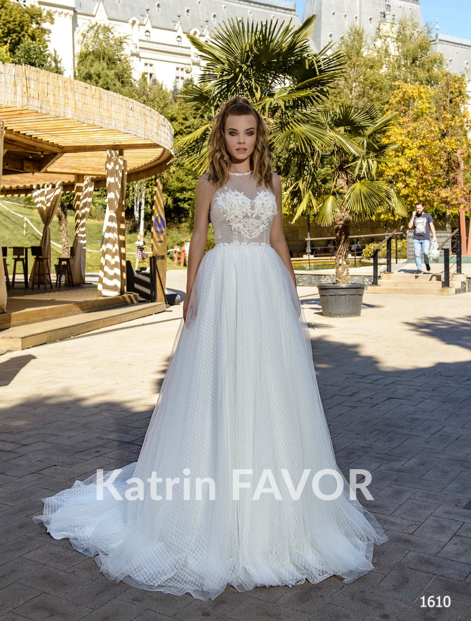 Beach Wedding Reception Dress Glitter a Line Tulle Wedding | Etsy