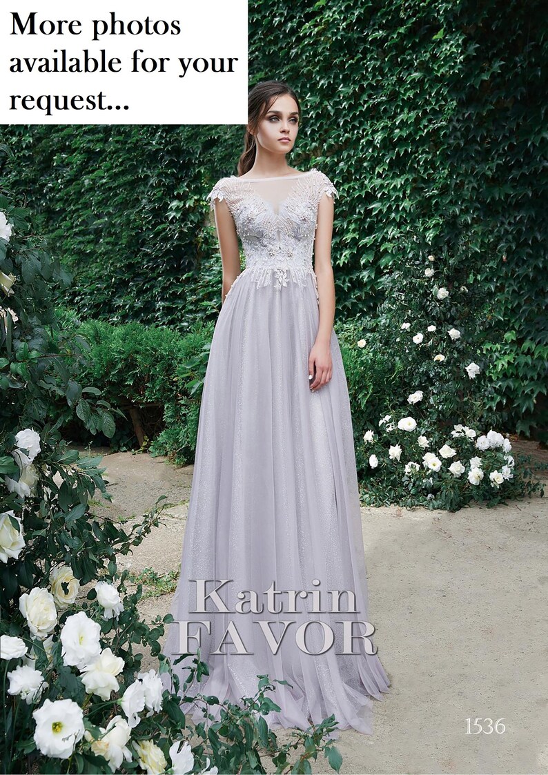 Simple Alternative Wedding Dress Colorful Wedding Dress Etsy