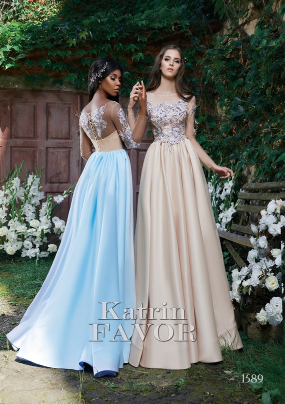 long sleeve maxi dress prom