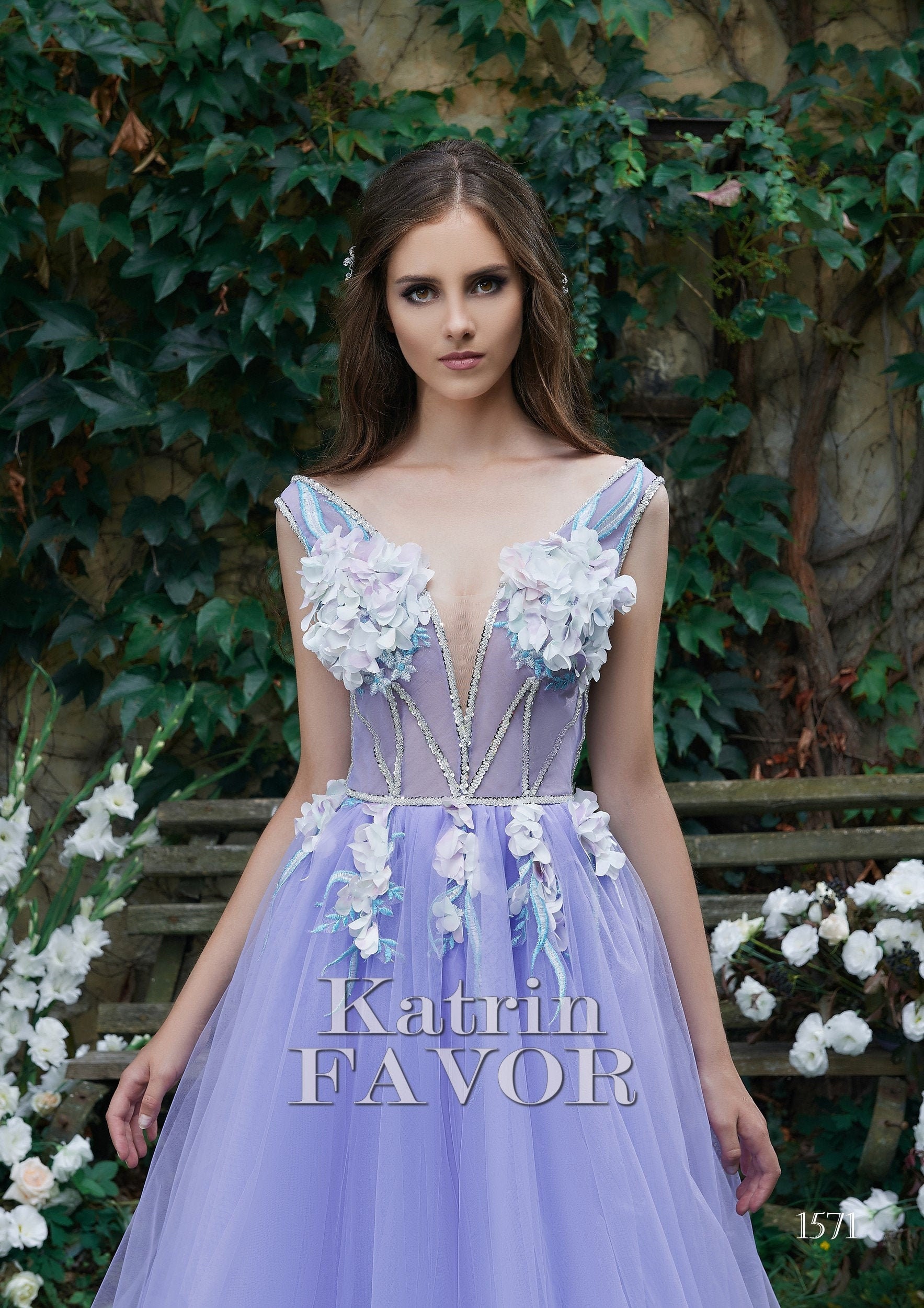 Floral Dress Tulle Dress Women Prom 