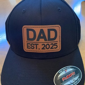 Dad Hat | Custom Flexfit Fitted Cap | Gift for Dad | Father's Day | Birthday | Fast Turnaround