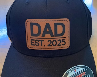 Dad Hat | Custom Flexfit Fitted Cap | Gift for Dad | Father's Day | Birthday | Fast Turnaround