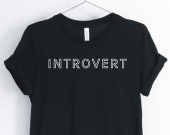 Introvert, Camisa para Introvert, Camisa Antisocial, Camisa de Ansiedad Social, Regalo para Introvert, Camisas Unisex & Mujeres