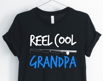Reel Cool Opa, Angeln Opa Shirt, echte coolopa, T-Shirt, Geschenk für Opa, Unisex & Damen Shirt
