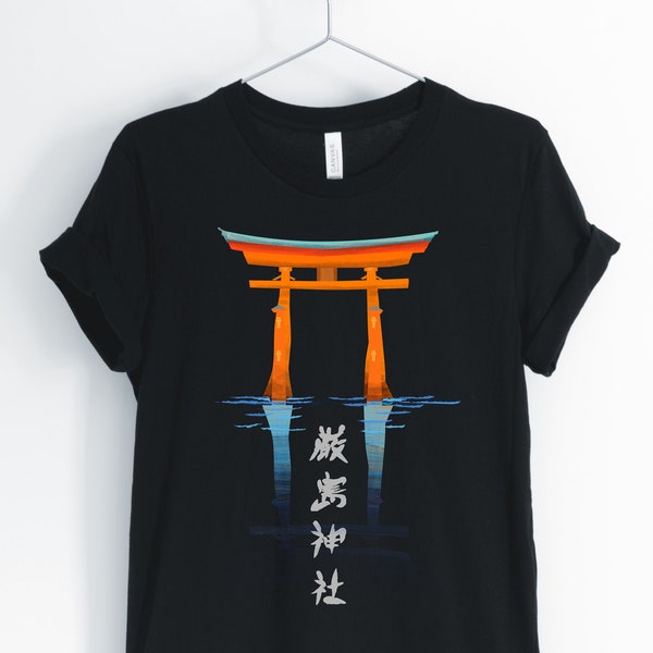 Itsukushima Torii Gate, Japanese Shirt, Japanese Shrine, Japanese Art, Japan Travel T-Shirt, Japanese Gift, Unisex & Women's Shirts