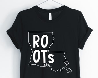 Radici di Louisiana, Louisiana, Louisiana camicia, Louisiana stato, Nato In Louisiana, Louisiana Locale t-shirt, Unisex & femminile camicie