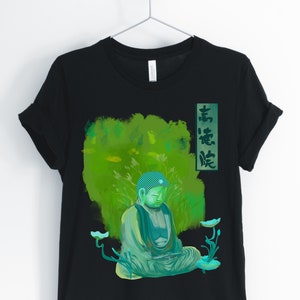Kamakura Great Buddha Statue, Chemise japonaise, Sanctuaire japonais, Art japonais, Japon Voyage T-Shirt, Cadeau japonais, Unisexe & Chemises femme
