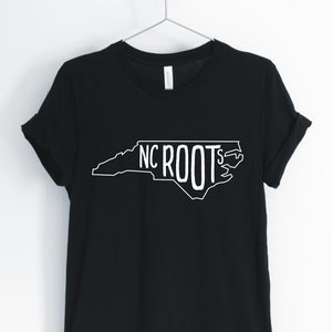 NC racines, état de Caroline du Nord, Caroline du Nord de chemise, en Caroline du Nord, Caroline Locale, Caroline racines chemises T-Shirt, unisexe et des femmes