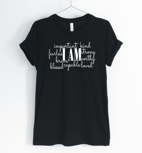 Women's I Am Worthy T-Shirt Motivational Christian T Shirt Women's I Am Worthy T-Shirt Motivational Christian T Shirt