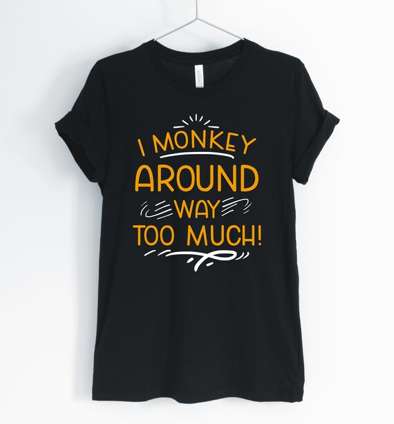 Monkey t shirts funny deals