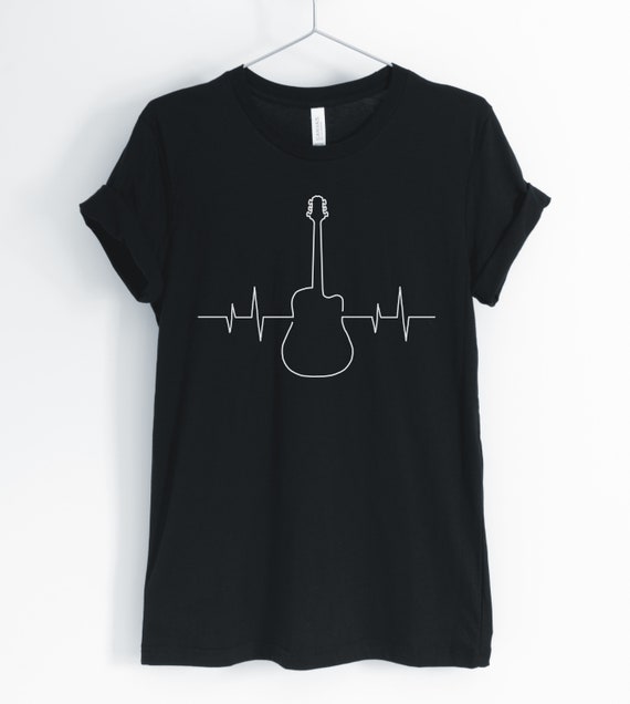 Electric Guitar Heartbeat T-Shirt Funny Music Lover Gift Electric Guitar Heartbeat T-Shirt Funny Music Lover Gift
