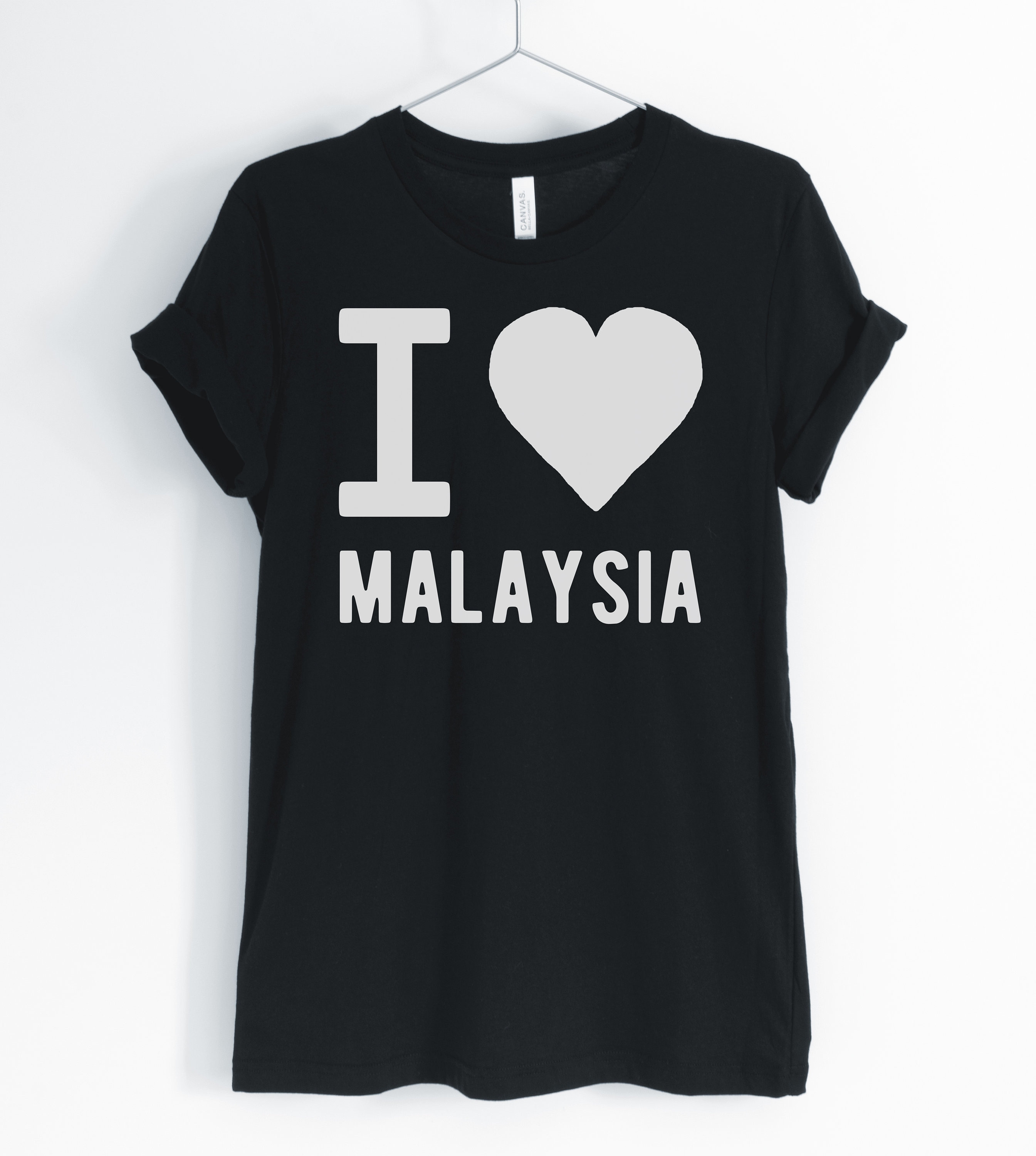 I Love Malaysia I Heart Malaysia Malaysia Shirt Malaysia Etsy
