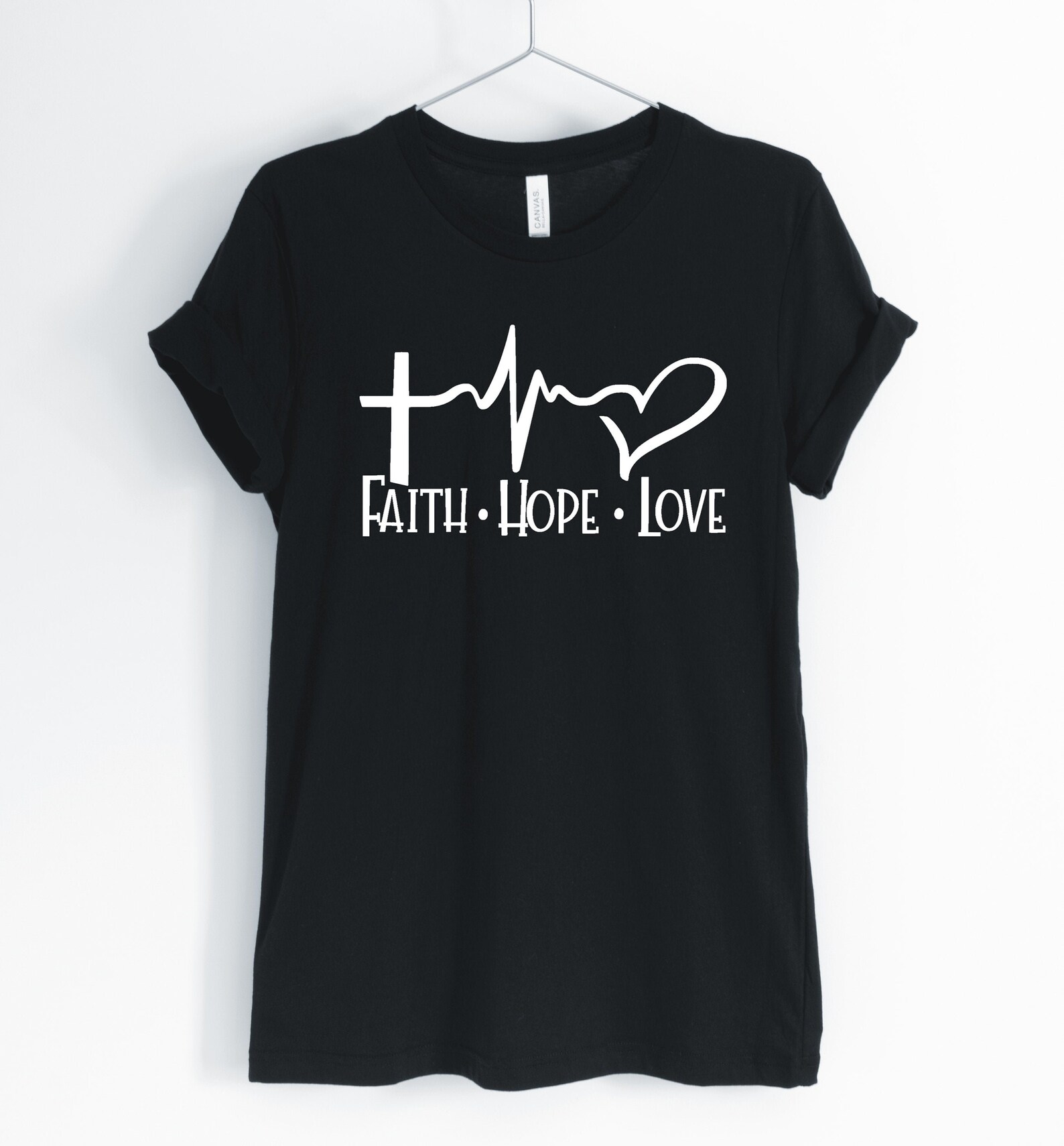 Faith Hope Love Shirt Inspirational Shirt Christian T-shirt | Etsy