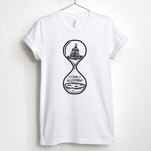 Eternamente en Alemania, Camisa de Alemania, Camisa de Berlín, Me encanta Alemania, Alemania viajes, estudiar en el extranjero, Regalo de Alemania, Unisex & Camisas de mujer Blanco
