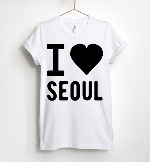 I Love Seoul, Seoul Shirt, South Korea T-shirt, Korea Travel Shirt, Korea  Tourist T-shirt, Seoul Gift, Unisex & Women\'s Shirts - Etsy Norway