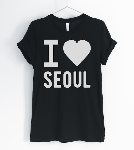 t shirt i love korea