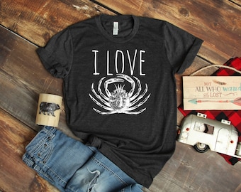 Crab, Crab Shirt, Vintage Nautical Crab Lover T-Shirt, I Love Crab, Unisex & Women's Shirt