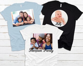 Camicia personalizzata personalizzata, possiamo stampare qualsiasi immagine o foto, maglietta personalizzata, maglietta personalizzata per bambini, camicia regalo personalizzata, idea regalo personalizzata