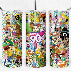 1990&#39;s Inspired 20 oz Skinny Tumbler, Gift Idea, Custom Skinny Tumbler