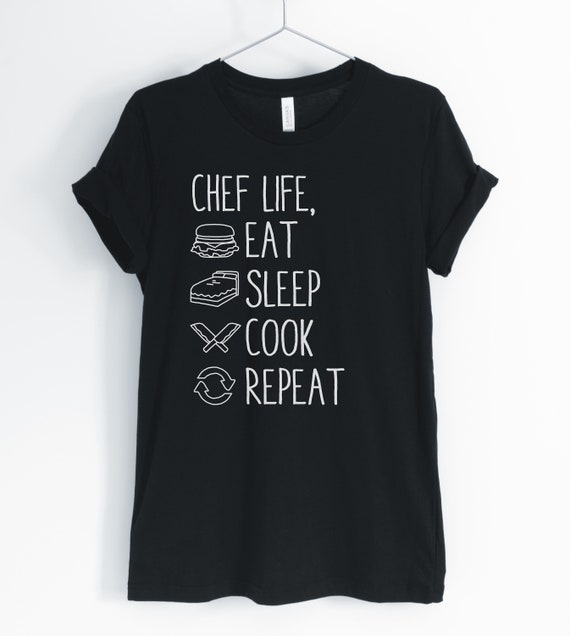 Eat Sleep Cook Repeat Cooking Gift Chef T-Shirt Eat Sleep Cook Repeat Cooking Gift Chef T-Shirt