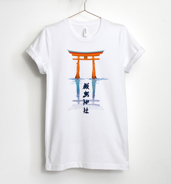 Itsukushima Torii Gate, Japanese Shirt, Japanese Shrine, Japanese