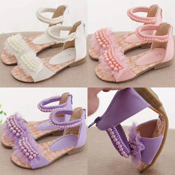 pink and purple sandals