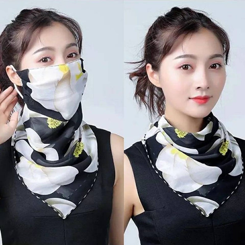 Neck Gaiter, Bandana, Dust Protection With Ear Loops, Balaclava UV Protection Cooling Face Cover For Men And Women