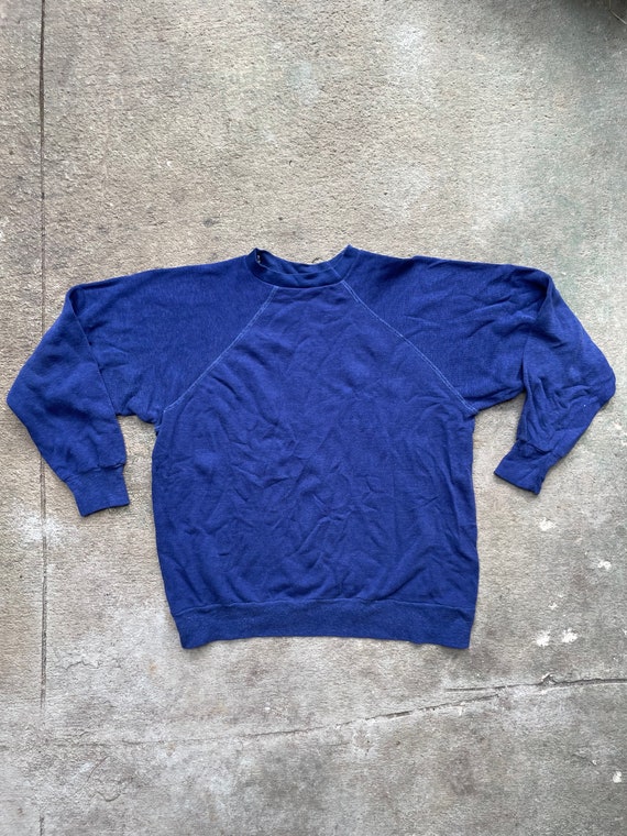 Blue Raglan Sweatshirt