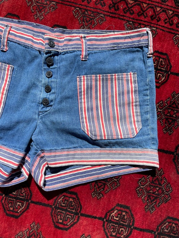 60s/70s Denim Shorts - image 4