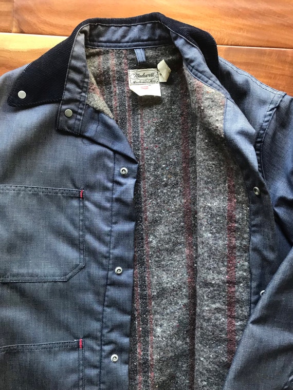 Deadstock Blanket-lined Denim Chore Coat by Madewe
