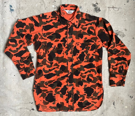 Woolrich Orange Camo Chamois - Etsy