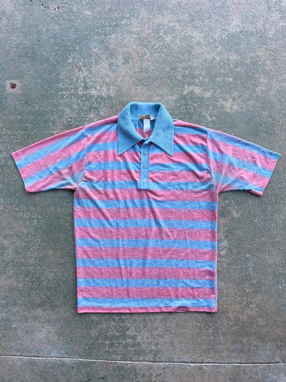 80s Stripe Polo Shirt