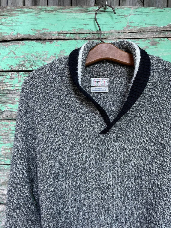Shawl Collar Sweater - image 4