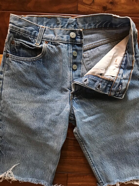 Levis 701 Shorts, 29 waist / student fit