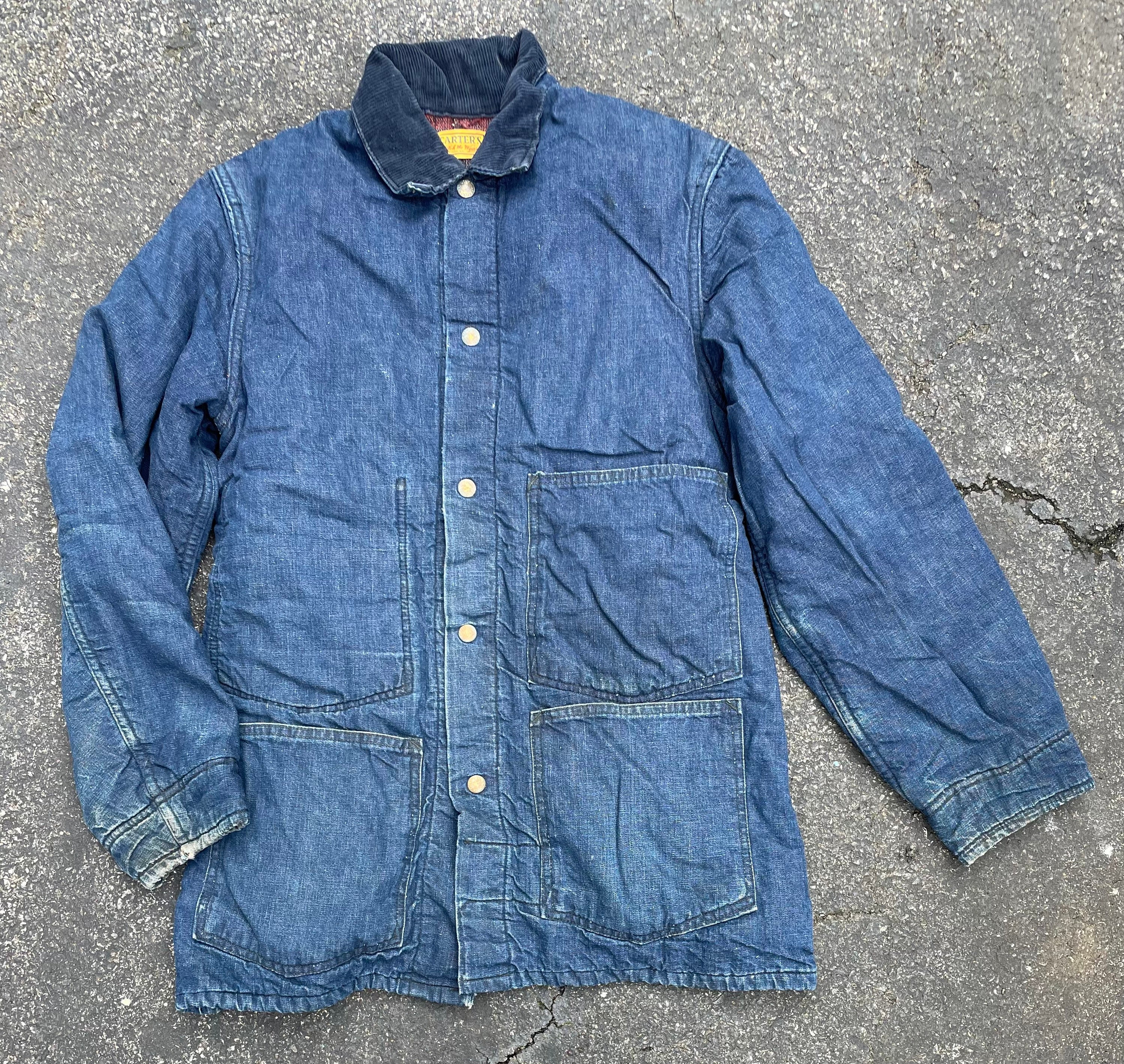 Carters Denim Chore Coat Etsy Canada