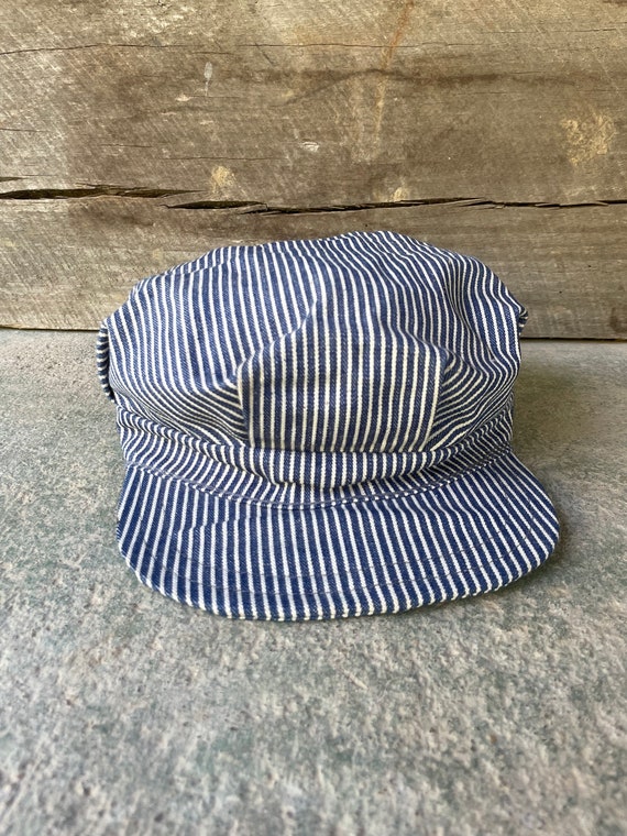 Hickory Stripe Engineer Hat