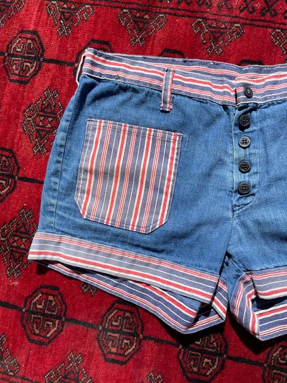 60s/70s Denim Shorts - image 3