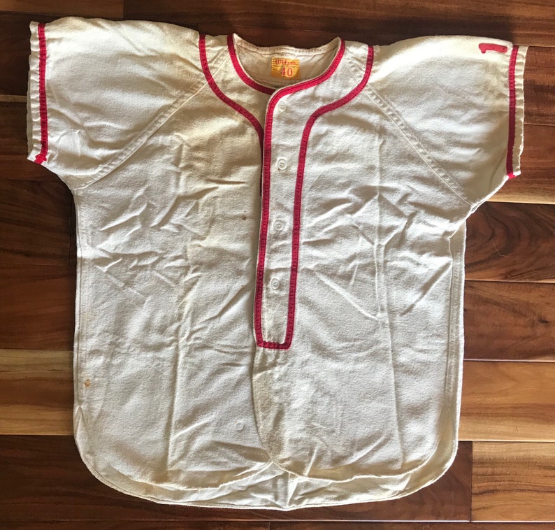 1950s Wilson Baseball Jersey